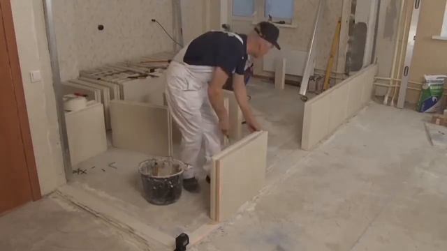 Как сделать перегородки из пазогребневых плит ПГП Гипсополимер в квартире - Доме Екатеринбург