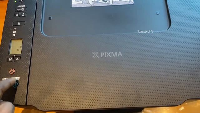 PIXMA TS 3440 OPERATION PANEL OVERVIEW