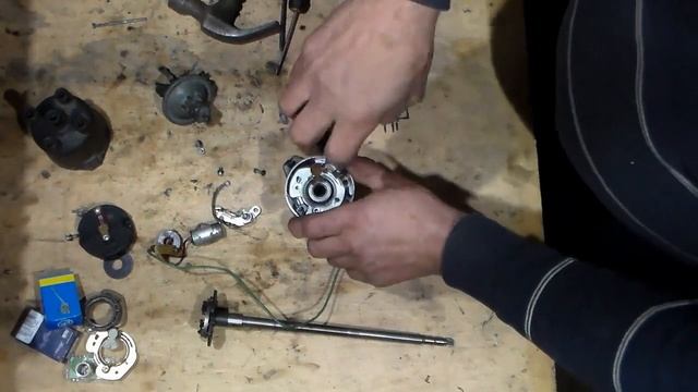 Ремонт  трамблёра ваз классика контактной системы зажигания.