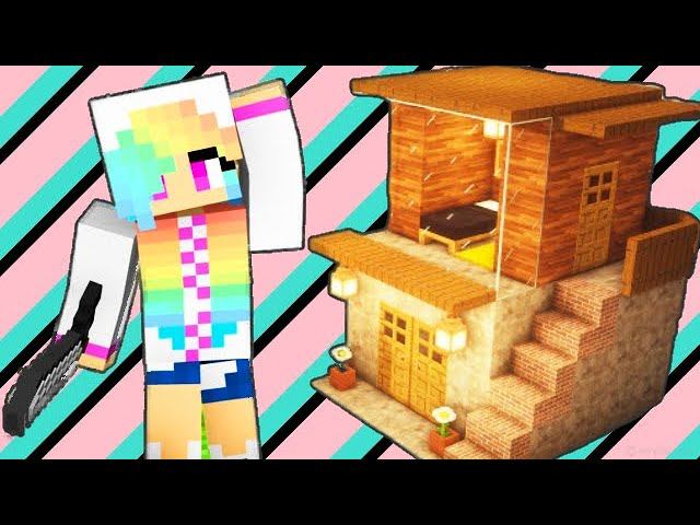 КАК ПОСТРОИТЬ СТАРТОВЫЙ ДОМ В МАЙНКРАФТЕ??Minecraft
