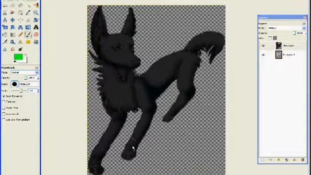 How to colour with gimp 2.6.