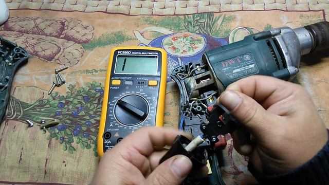 Ремонт электродрели DWT , часто возникающая поломка.