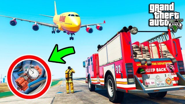 БОМБА В САМОЛЁТЕ ВЗРЫВ ЧЕРЕЗ 5 МИНУТ АВАРИЙНАЯ ПОСАДКА НА ВОЕННУЮ БАЗУ ГТА 5 МОДЫ ОБЗОР МОДА GTA 5