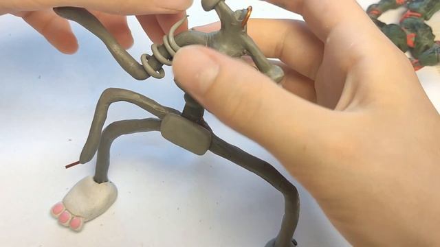 ?Фнаф 2 Лепим аниматроника мангл из пластилина | Five nights at Freddy ' 2