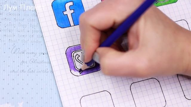 10 Квадратные СОЦСЕТИ ПО КЛЕТОЧКАМ! Часть 8. Простые рисунки