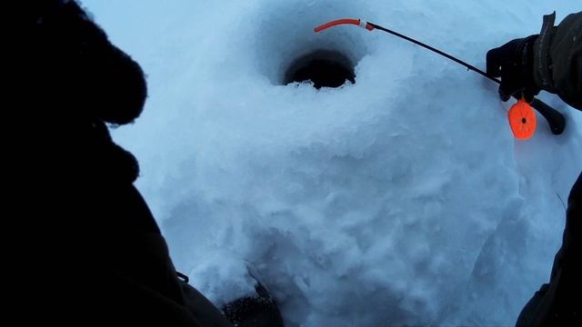 Зимняя рыбалка в Татарстане на реке Кама