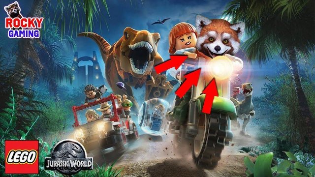 РОККИ играет в LEGO Jurassic World! Часть 1.