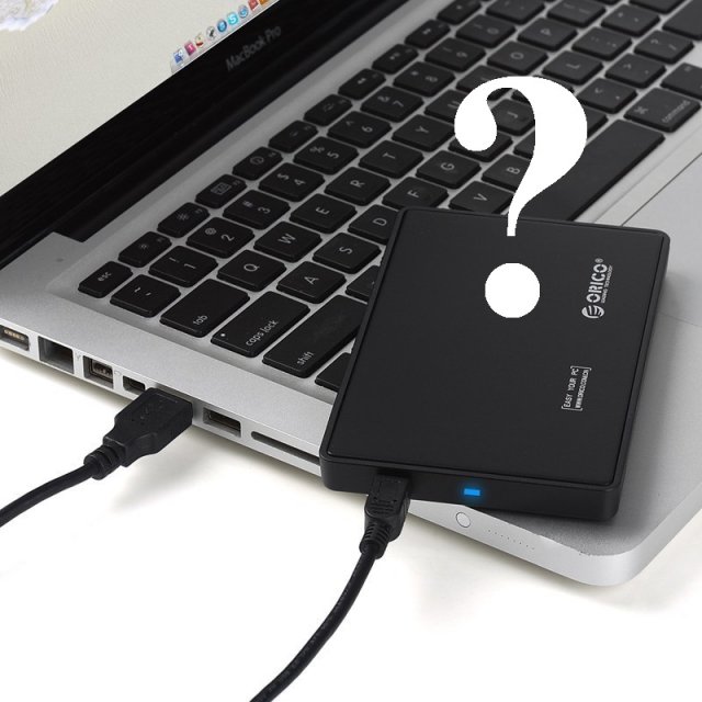 Компьютер не видит внешний жесткий диск.