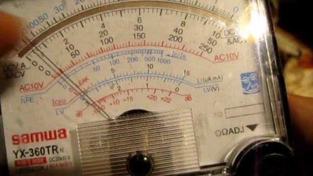 Как пользоваться стрелочным тестером