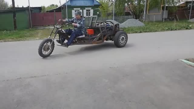 Трайк! ПЕРВЫЙ ВЫЕЗД! ОН ВАЛИТ!!!