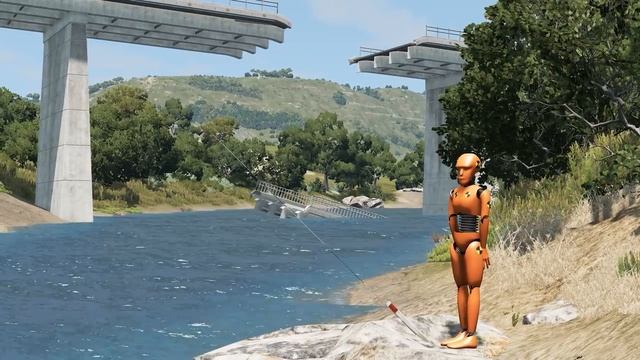 Тачки против Сломанного моста #2 – BeamNG.Drive