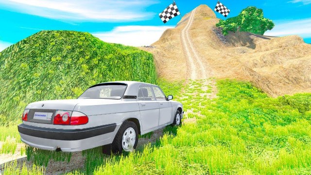 ВЫ НЕ ПОВЕРИТЕ! СЕКРЕТНАЯ ФУНКЦИЯ НА ВОЛГЕ! ЗАЕХАЛ НА САМУЮ ОПАСНУЮ ГОРКУ! ОФФРОАД В BeamNG.drive