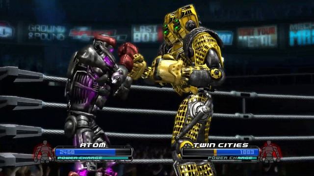 REAL STEEL THE VIDEO GAME - ATOM vs TWIN CITIES