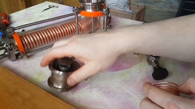 простая центровка флегмы на любом узле отбора phlegm in the center