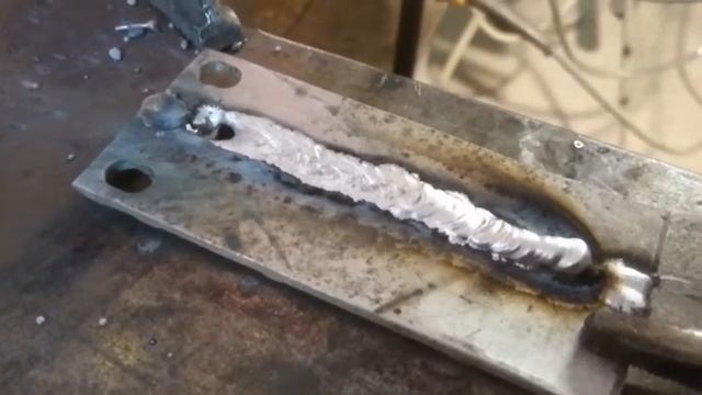 Esab C200i - My first try on welding aluminium / alumiinin hitsaus