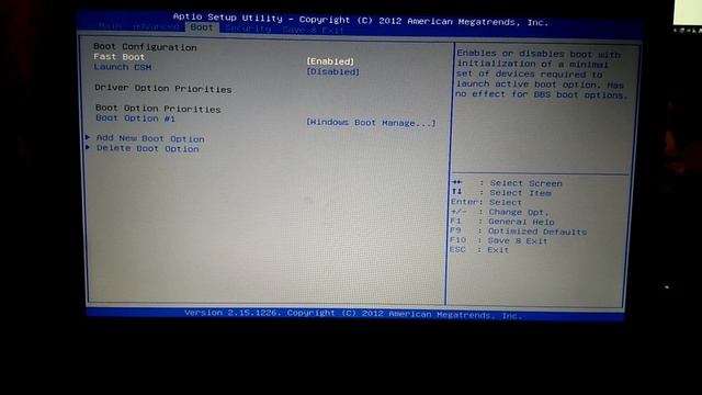 Как настроить Bios для установки Windows на ASUS k56cB