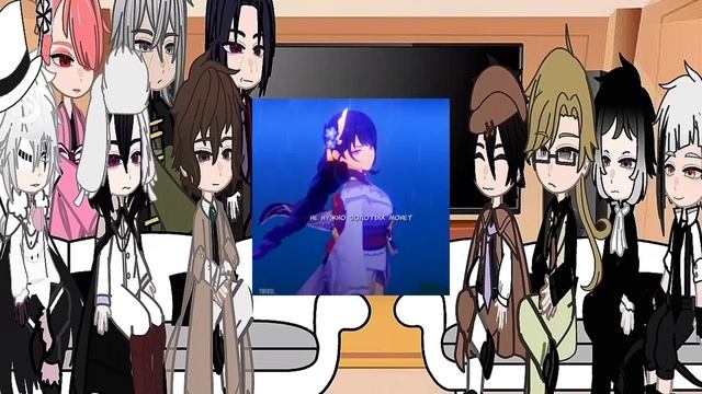 BSD react to FemChuuya as Raiden/Реакция БСД на ФемЧуя это Райдэн. НА ЗАКАЗ