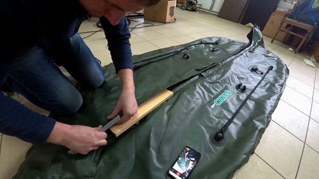 Ремонт шва лодки ПВХ своими руками.DIY #ремонтлодкиПВХ, #клеемПВХ #Лодки #ПВХ #DIY