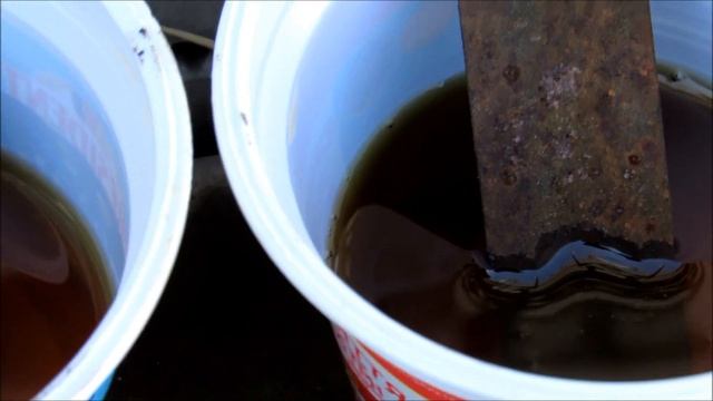 Отработка соляра ржавчина и масло. Как проникает в ржавчину.