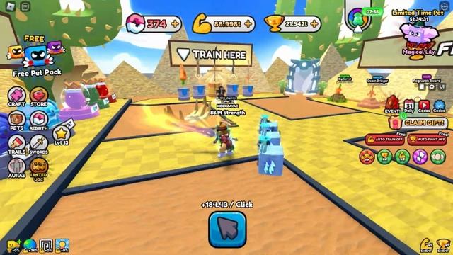 ЛУЧШИЙ СПОСОБ БЫСТРО ФАРМИТЬ В СИМУЛЯТОР МЕЧА! КОДЫ Pull A Sword ROBLOX