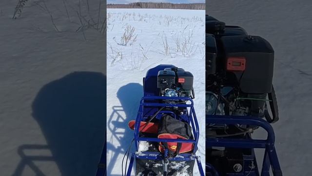 Обкатка мотобуксировщика