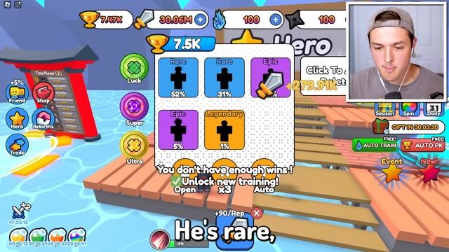 I SPENT $9,802,395 in ROBLOX ANIME POWER SIMULATOR (world record)