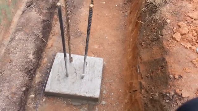 Несъемная бетонная опалубка!!!  Опорная стена, бетон, опалубка.