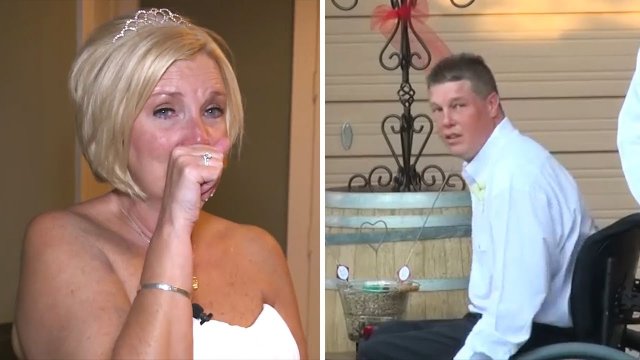 Девушка вышла замуж за инвалида, но на свадьбе ее ждал невероятный сюрприз.mp4