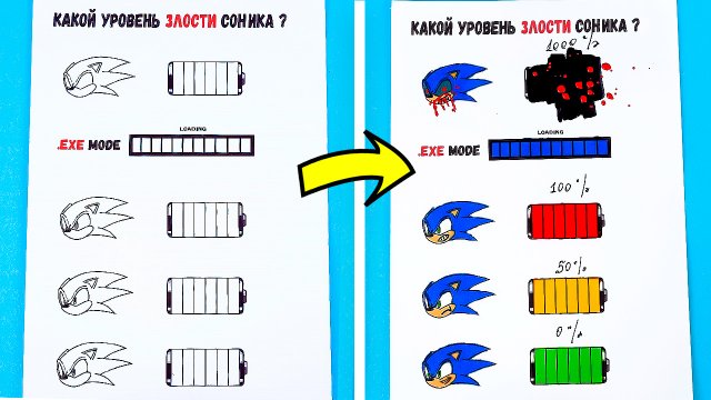 Соник тест злости! Тренды тик ток 2022