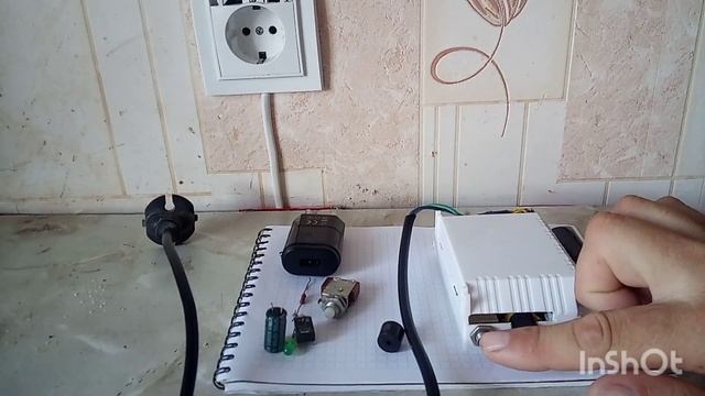 Сигнализатор пропадания сети 220в. Длительность сигнала до 30мин.Сброс, подзарядка