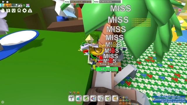 ?БАГ НА ЛЁГКОЕ УБИЙСТВО КОКОСОВОГО КРАБА? | Bee Swarm Simulator