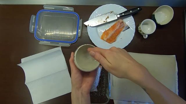 Сёмга | Как посолить небольшой хвостик