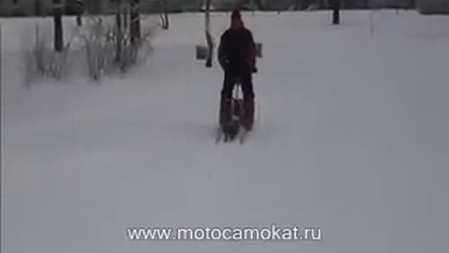 Мотопривода к Финским саням 2010 ( мотофинки, финские сани с мотором)