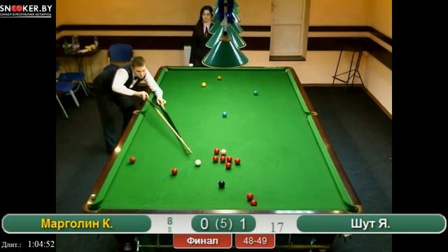 Снукер. Финал первенства РБ по снукеру 2015