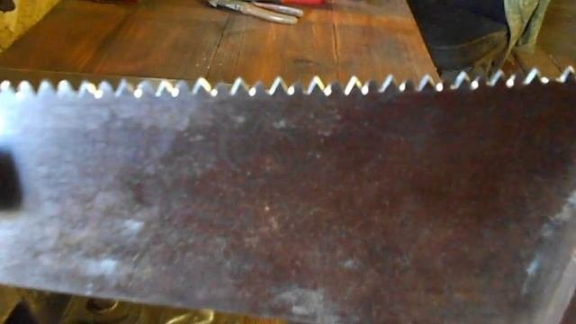 ???Как заточить пилу.Ножовку.Простой способ