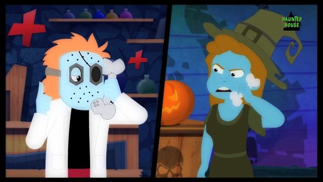 Five Little Monsters | Scary Rhymes | Halloween Song | Nursery Rhymes