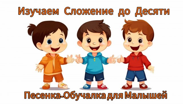 Изучаем Сложение до Десяти | Песенка-Обучалка Сложению до числа 10 по одному для малышей