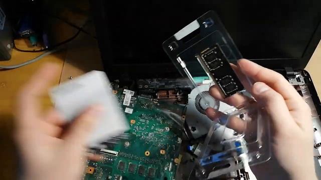 Установка дополнительного модуля оперативной памяти в ноутбук Asus x540u