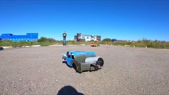 БЕШЕНАЯ пила в деле!... Дерби на машинах. RC Demolition Derby