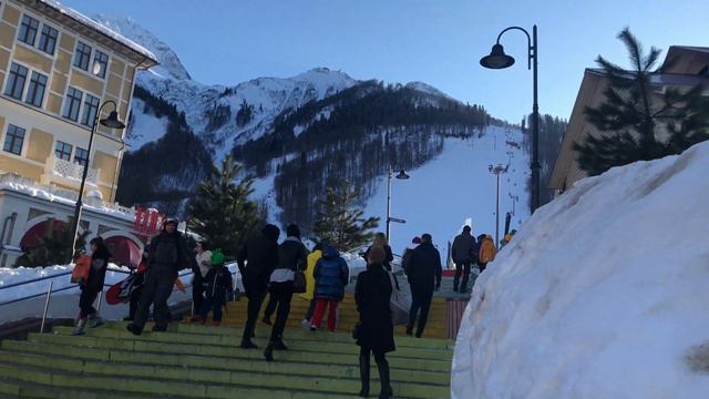 Красная Поляна. Зимний отдых. Высота 960 метров.