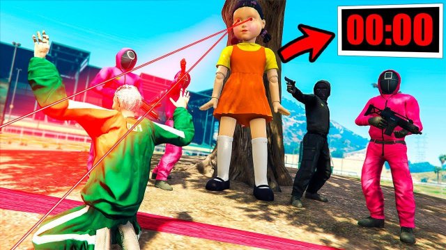 ИГРА В КАЛЬМАРА ТИШЕ ЕДЕШЬ ДАЛЬШЕ БУДЕШЬ ВЫЖИВАНИЕ ГТА 5 МОДЫ! ОБЗОР МОДА в GTA 5 ОНЛАЙН ВИДЕО ИГРЫ