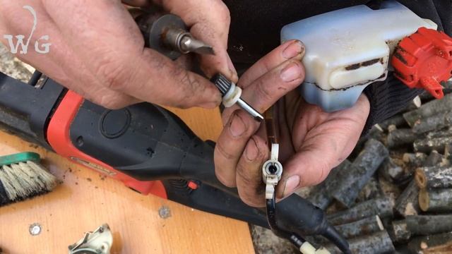 Почему не смазывается цепь на электропиле FORTE FES 24-40 ?, решаем эту проблему!