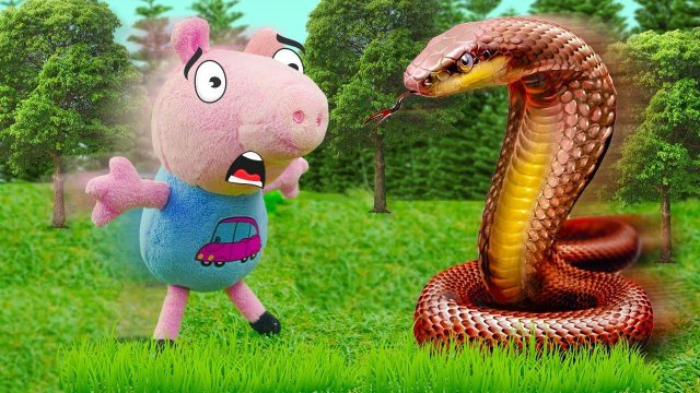Джордж один в лесу — как вернуться домой? Видео для самых маленьких про игрушки Свинка Пеппа