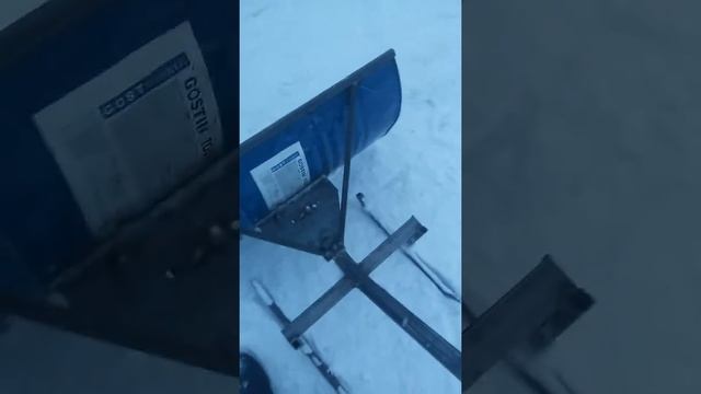 Скребок для снега из бочки своими руками..ЭКСПЕРИМЕНТАЛЬНАЯ МОДЕЛЬ