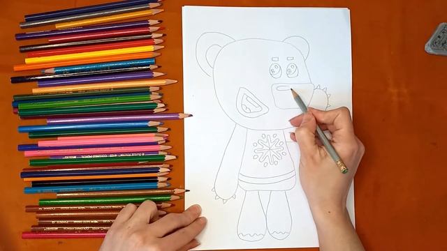 Как нарисовать мимишку Тучку. Онлайн-школа рисования "Малевашки"