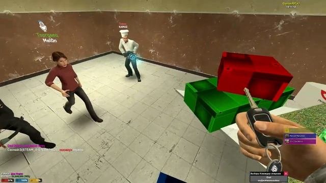 ОТЫГРАЛ ДЕДА МОРОЗА и ДАРЮ ПОДАРКИ ИГРОКАМ в GARRY_S MOD DARK RP.mp4