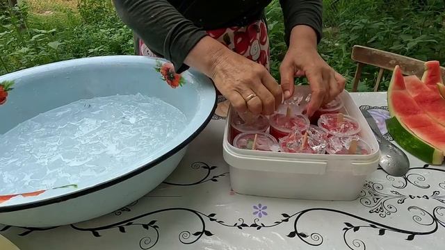 Натуральные Напитки из Арбуза На Зиму Азербайджанская Кухня Деревенская Кухня Рецепты