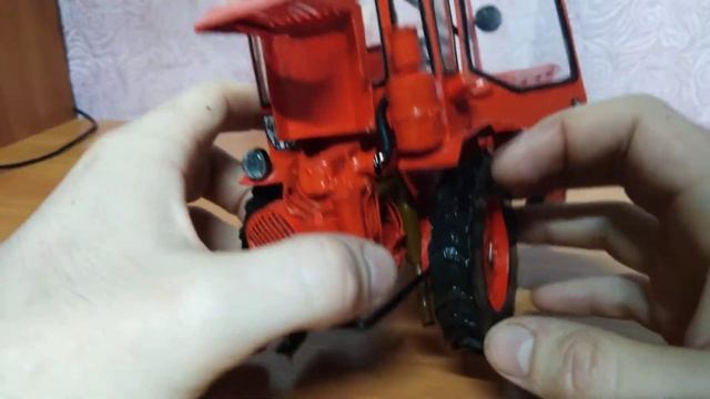 Самодельная модель трактора т 16.