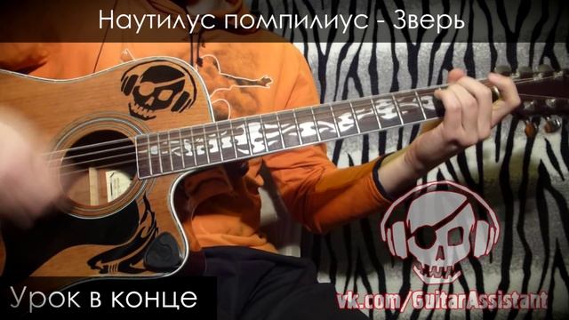 Наутилус помпилиус - Зверь (Урок под гитару)