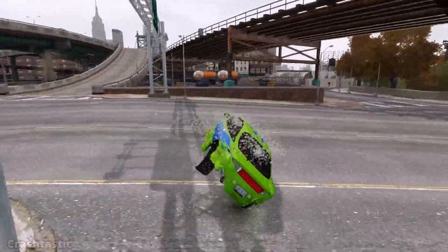 GTA 4 Crash Testing Real Car Mods #17